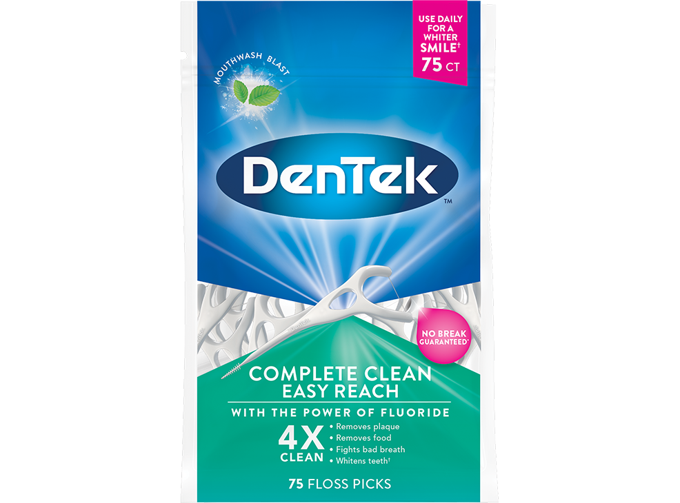 Image 1: DenTek Floss Picks (Triple Clean and Complete Clean)