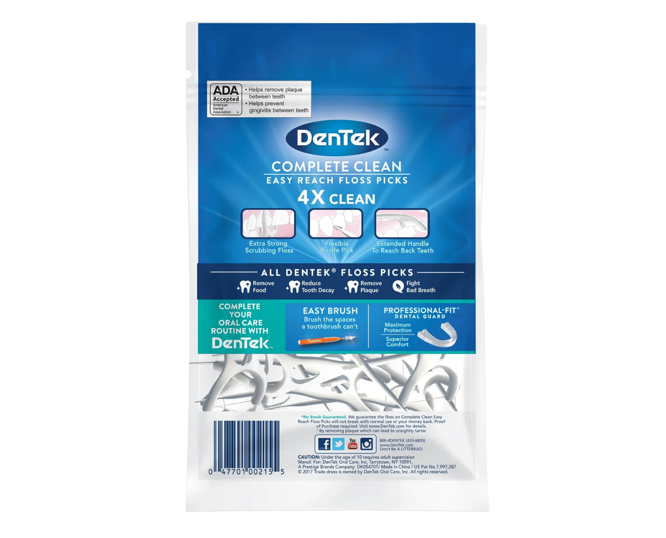 Image 1: DenTek Floss Picks (Fresh Clean and Comfort Clean)