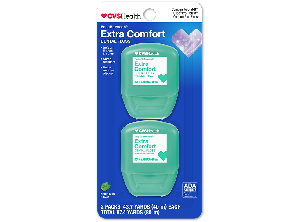 Image 3: CVS Health EaseBetween Extra Comfort Dental Floss