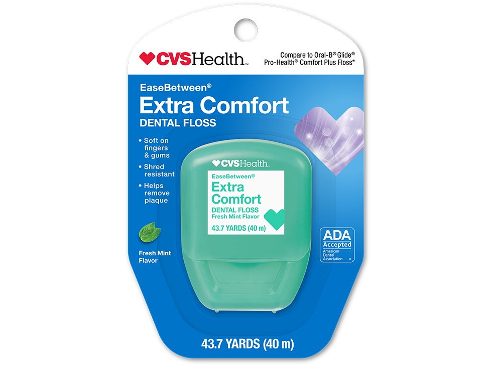Image 1: CVS Health EaseBetween Extra Comfort Dental Floss
