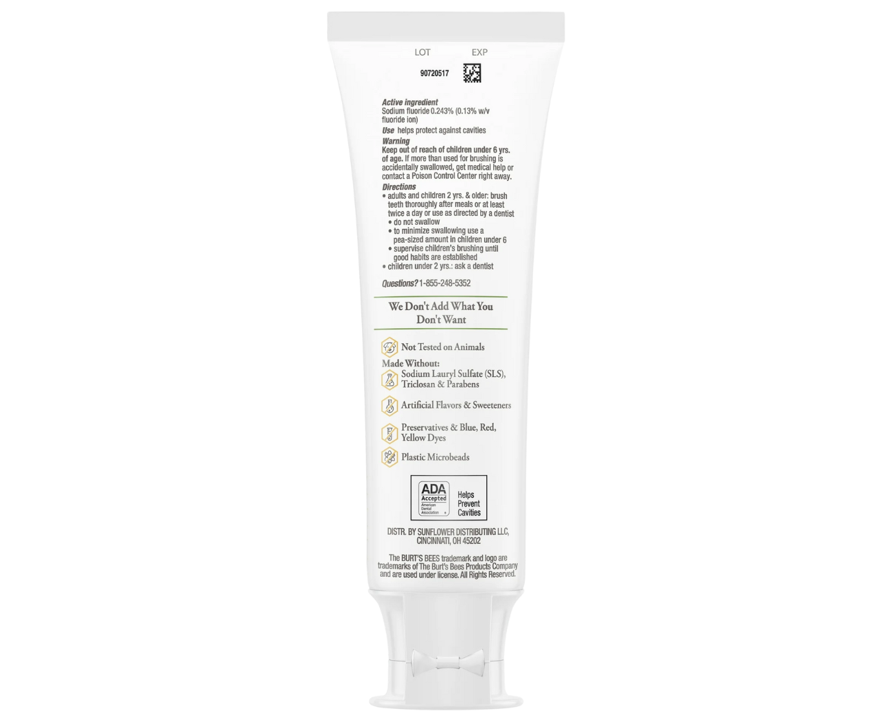 Image 1: Burt’s Bees Whitening Toothpaste