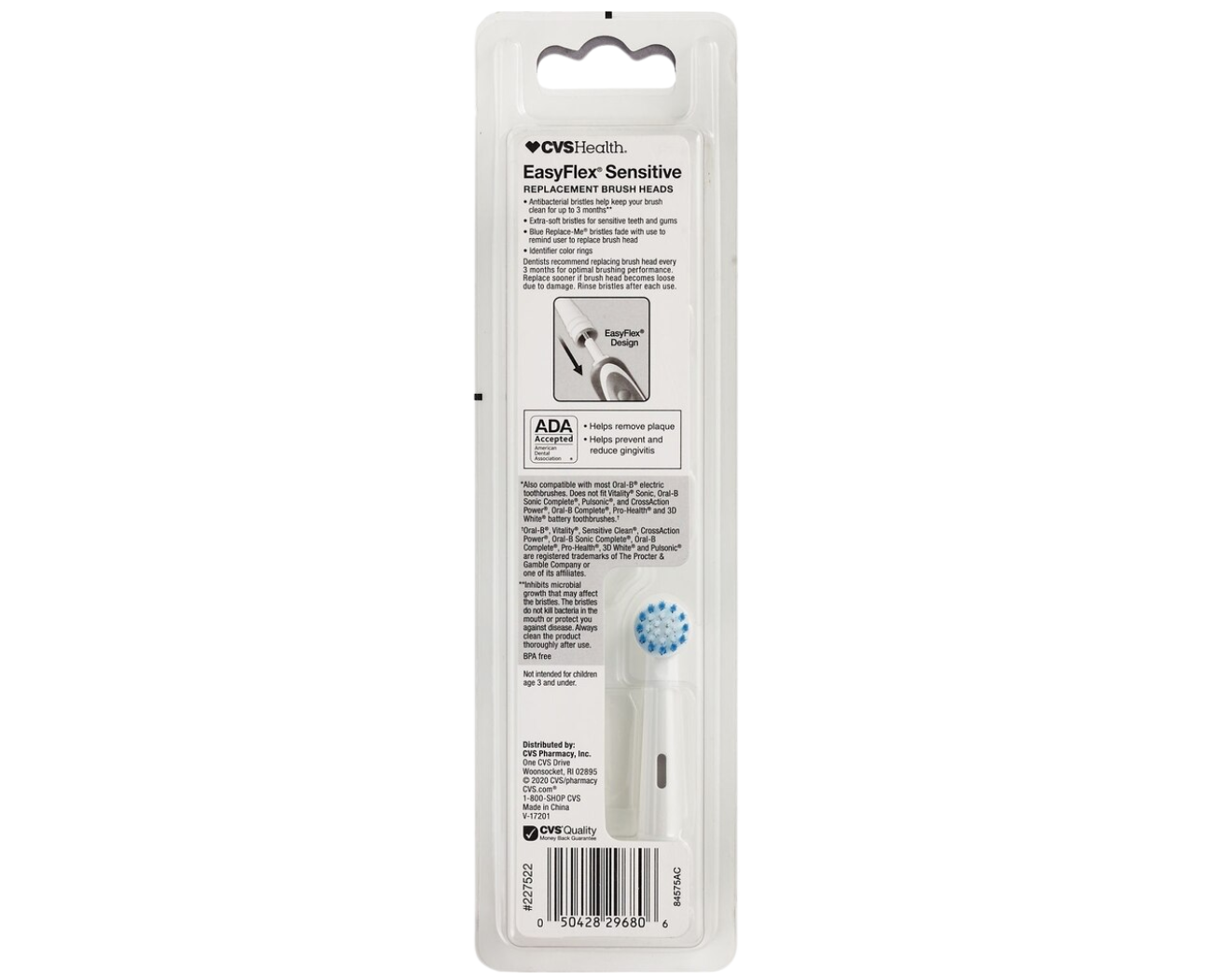 Image 1: CVS Health EasyFlex Infinity Rechargeable Toothbrush