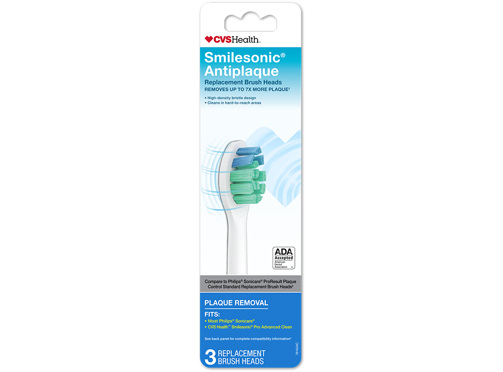 Image 3: CVS Health SmileSonic Pro Advanced Clean Sonic Toothbrush