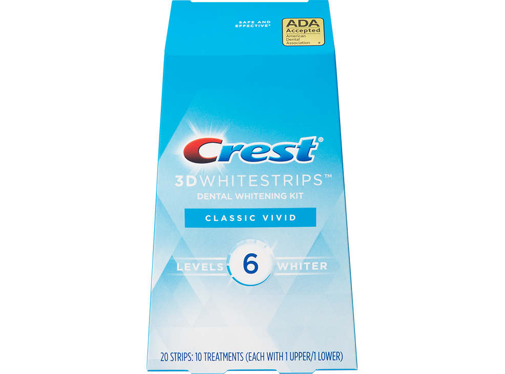 Image 1: Crest 3D Whitestrips Classic Vivid