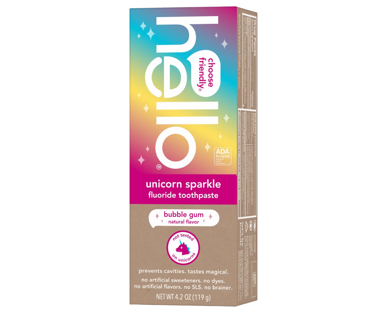 Image 1: Hello Unicorn Sparkle Fluoride Toothpaste