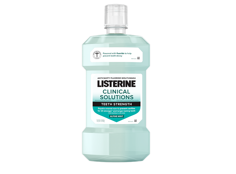 Image 1: Listerine Clinical Solutions Teeth Strength Mouthwash