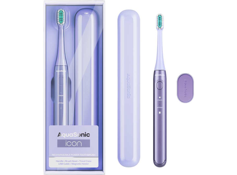 AquaSonic Icon Rechargeable Power Toothbrush American Dental Association