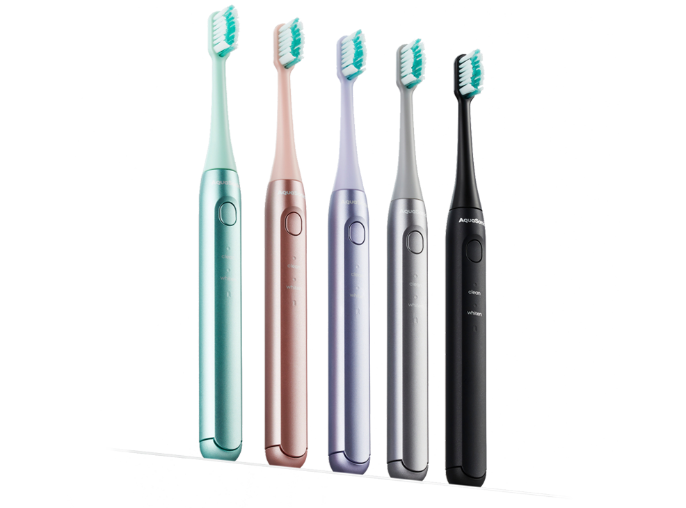 Image 2: AquaSonic Icon Rechargeable Power Toothbrush