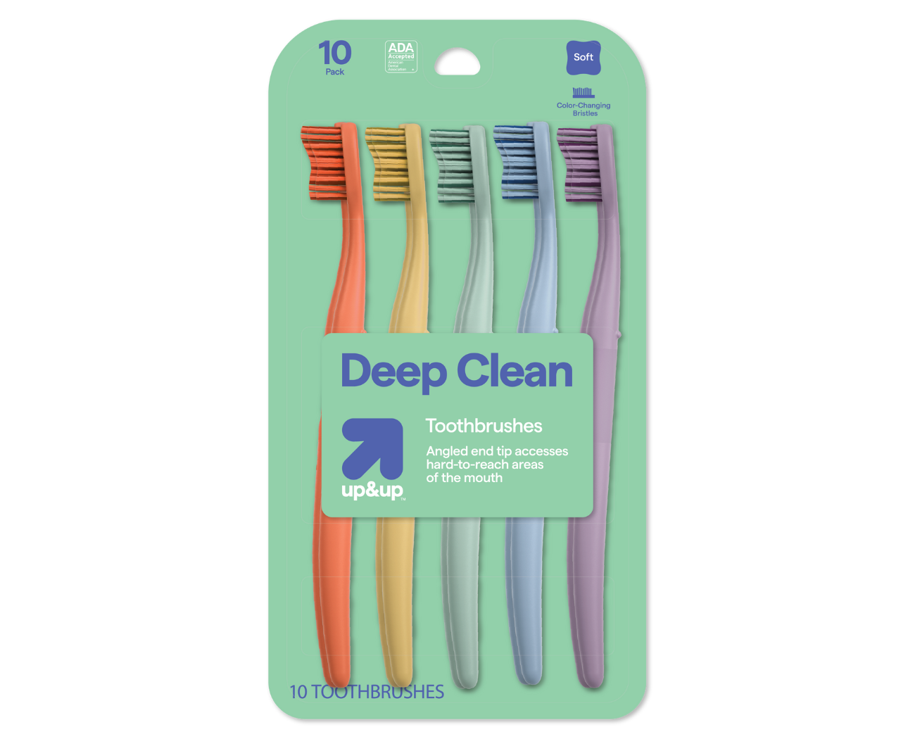 Image 1: up&up Deep Clean Toothbrushes