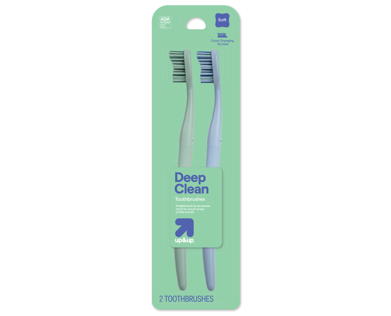 Image 2: up&up Deep Clean Toothbrushes