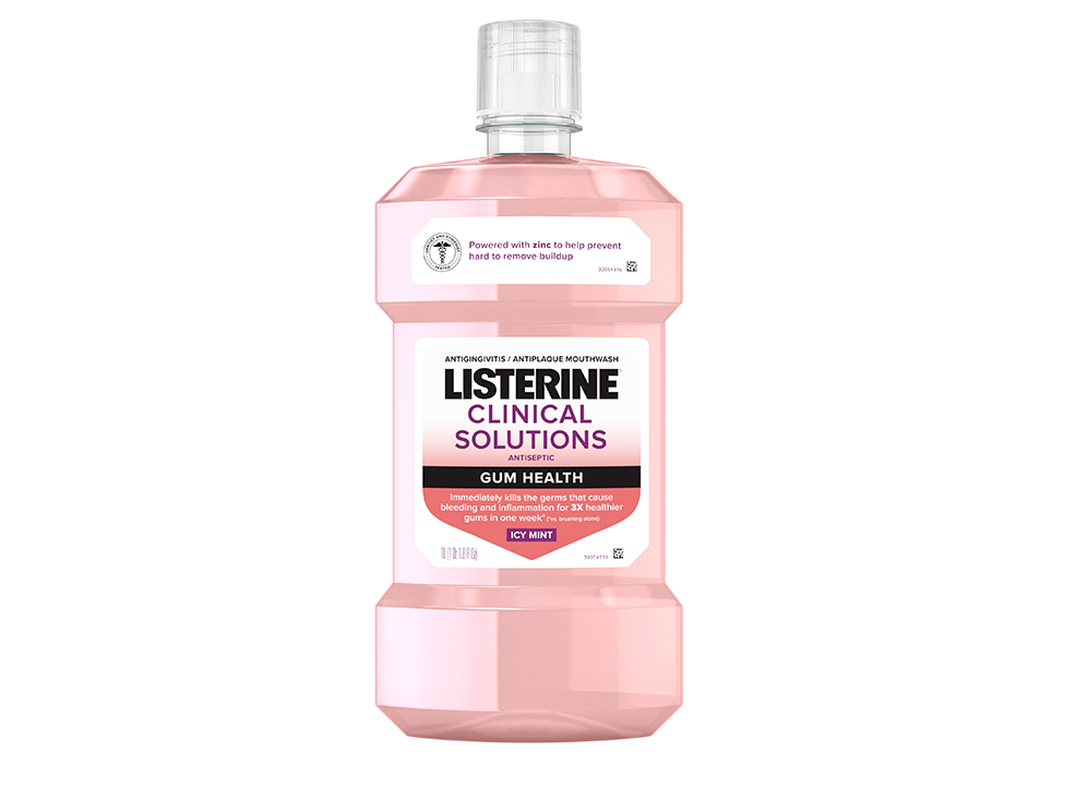 Image 1: Listerine Clinical Solutions Antiseptic Gum Health Mouthwash