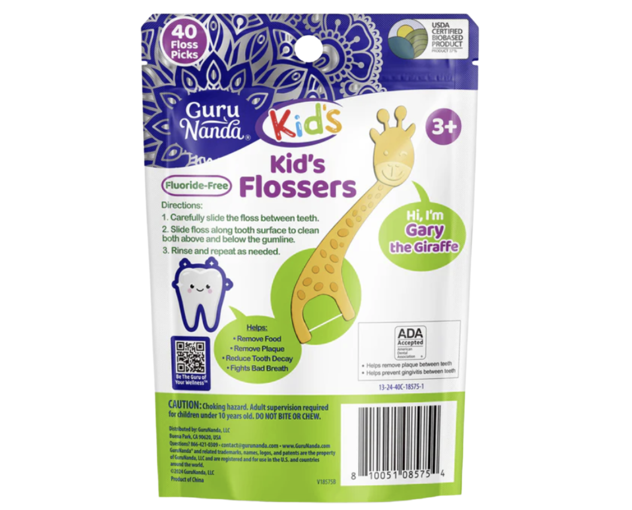 Image 2: GuruNanda Giraffe Kids Flosser