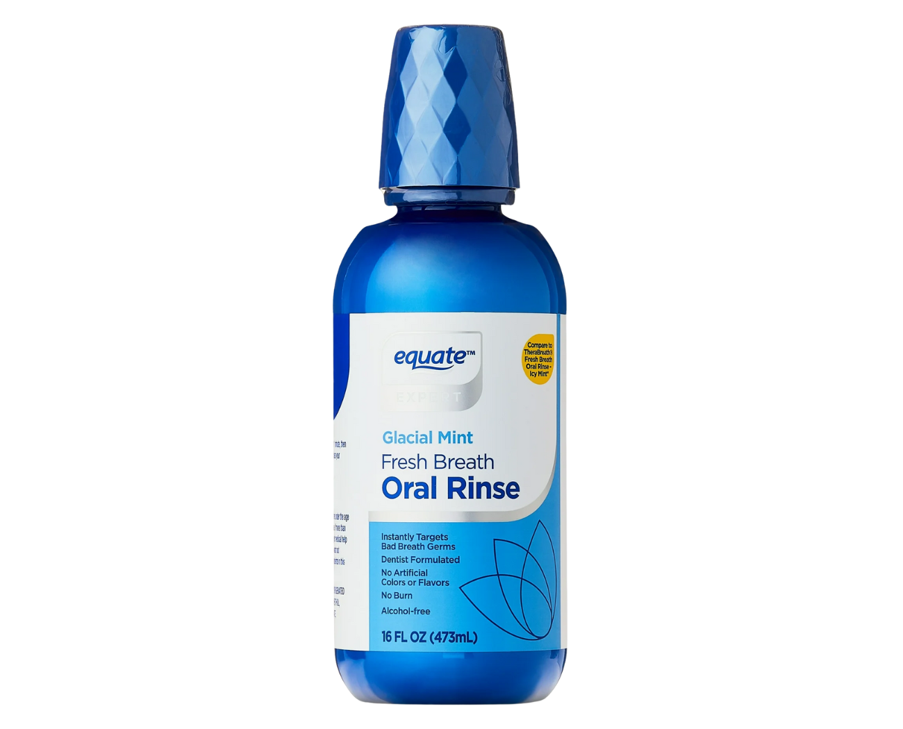 Image 1: Equate Fresh Breath Oral Rinse 16 FL OZ