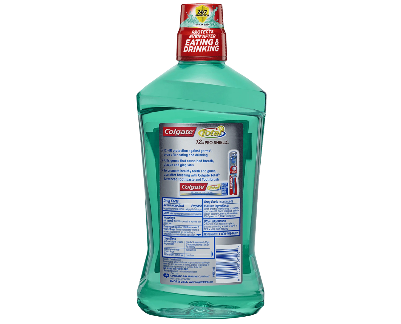 Image 2: Colgate Total Active Prevention Mouthwash
