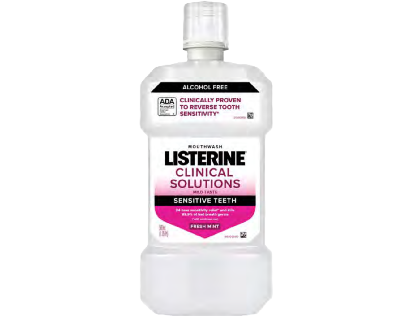 Image 1: Listerine Clinical Solutions Sensitive Teeth Mouthwash
