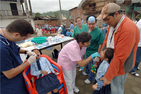 outdoor dental clinic