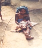 Woman and child in Nepal