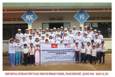 Volunteer team in Vietnam