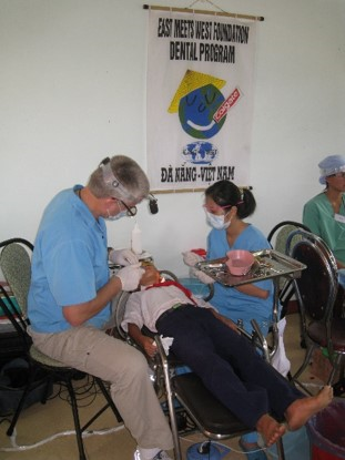 dentists treating patients in Vietnam