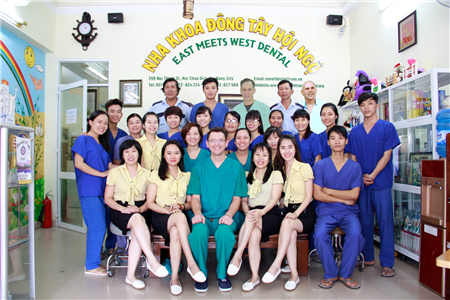 Dental volunteer team in Vietnam
