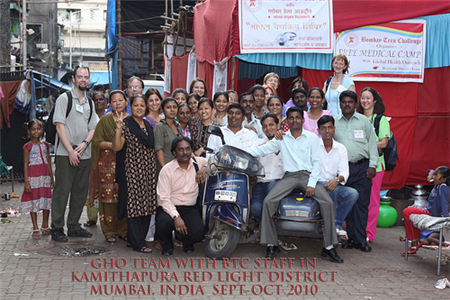 Volunteer group in India