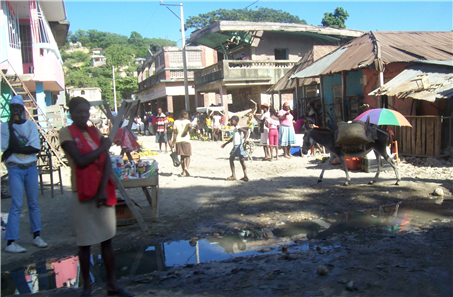 Haitian town