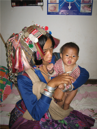 Mother and child in Laos