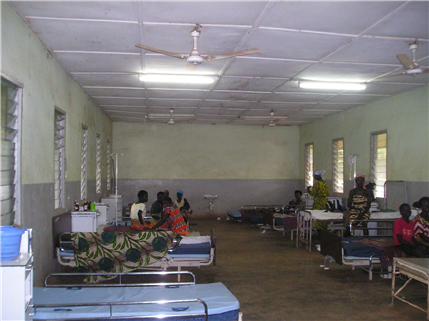 Photo of a hospital clinic setting