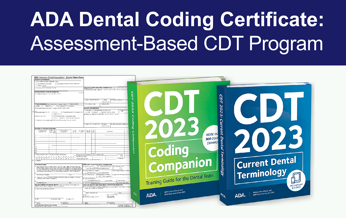 ADA Dental Coding Certificate graphic
